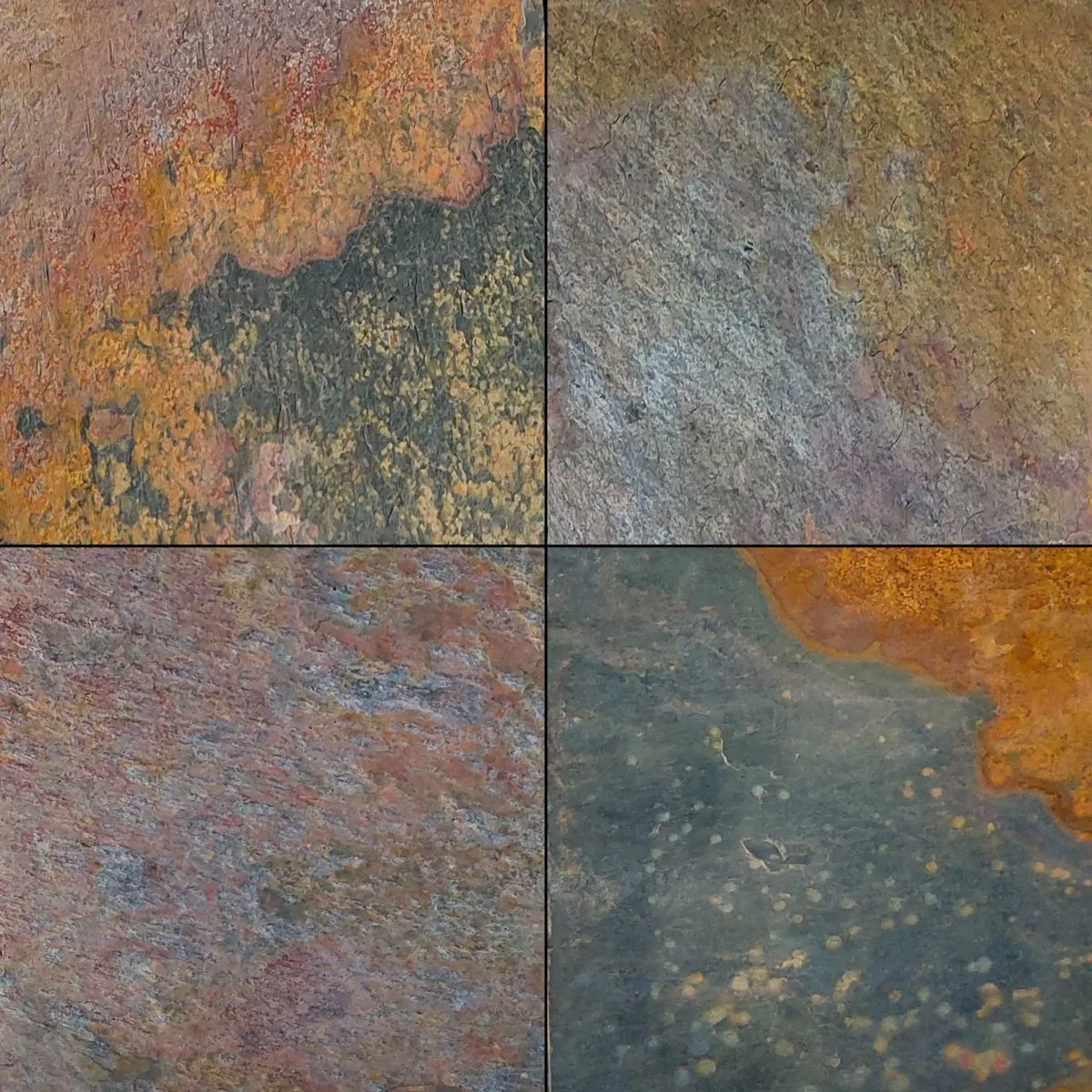 Multicolor Peacock Slate